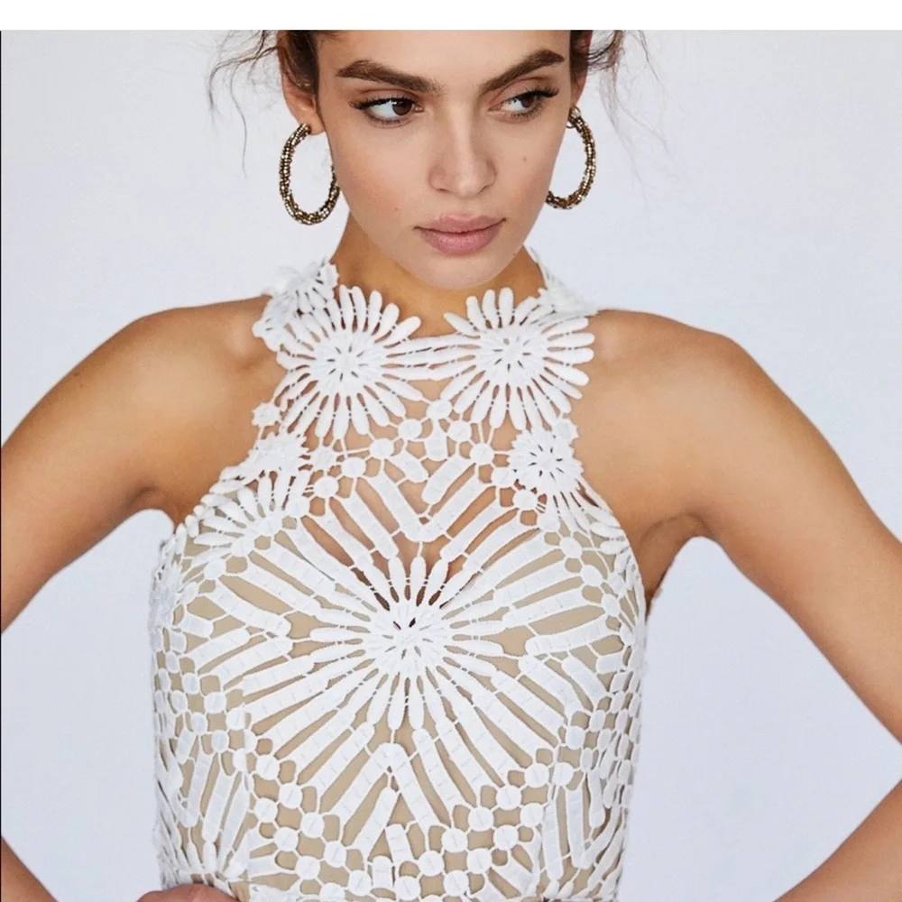 Free People x Saylor Presley mini dress-ivory - Picture 2 of 9